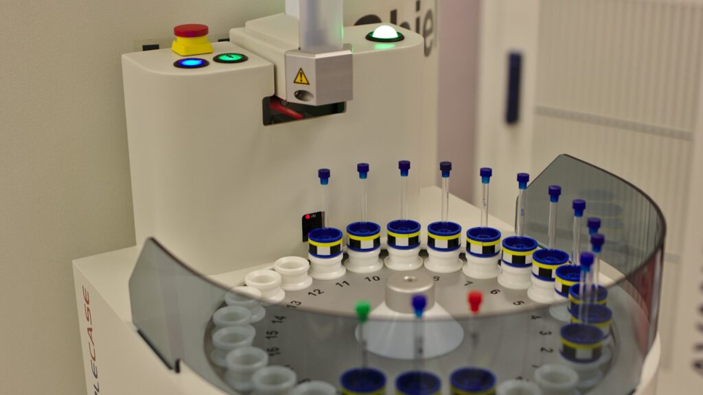 CJC-1295 and Ipamorelin: What's in a Blended Vial 1 Automated laboratory sample-handling instrument in a university research laboratory