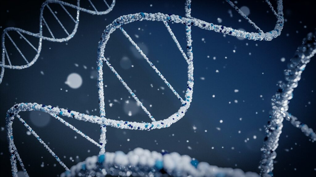 GIP Explained: The Incretin Hormone Discovered at UBC 1 Blue 3D render of a DNA double helix